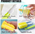 6-Piece Set 2PCS 2PCS Baby Bottle Cleaning Brush Detachable Sponge Bottle Brush, Nylon Milk Bottle Brush, Nipple Brush