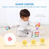 Montessori Toys for 1 Year Old - 7 in 1 Learning Educational Kit with Sensory Bin, Nesting Box, and Stacking Cups