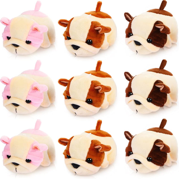 Sumind 9 Pcs Mini Plush Dog Stuffed Animals Bulk Party Favors, Small Soft Plush Dog Toy for Goodie Bags