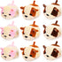 Sumind 9 Pcs Mini Plush Dog Stuffed Animals Bulk Party Favors, Small Soft Plush Dog Toy for Goodie Bags