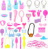 BARWA 43 PCS Doll Accessories Travel Toiletries Clip Bag, Crown, Necklace, Comb for 11.5 inch Doll Xmas Gift