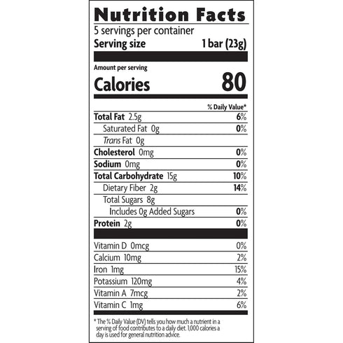 4 oz (Pack 1), Love Child Organics Oaty Chomps Cherry + Spinach Snack Bars, of Gluten Free, Non-GMO, by Nature's Path