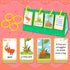 Lachilly Sentence Building Flip Chart, 26 Sentence Builder Game for Vocabulary & Grammar Training