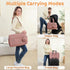 JOLLITO Large Capacity Diaper Bag Tote - Ideal for Travel with Changing Pad & Hospital Ready
