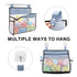 Bath Toy Organizer, Extra Large Opening Bathroom Toy Holder, Multiple Ways to Hang, Bottom Zipper Storage Bag