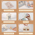Playset Pithfor Kids Wooden Coffee with Grinder, Toy Coffee Maker for Kids Toddlers, Pretend Play Kitchen Appliances