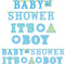 Amscan Charming Welcome Little One Boy Illustrated Letter Banner, Baby Shower Decorations, 8' x 10", Blue/White/Green
