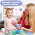 26 245 Joyreal Alphabet Learning Toys for Toddlers - Alphabet Soup Sorters with Flash Cards for Early Letter Awareness