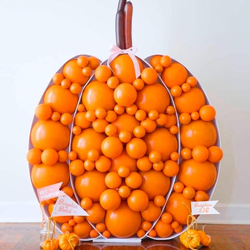 PartyWoo Tangerine Orange Balloons, 120 pcs 5 Inch Dark Orange Balloons for Party Decorations, Birthday, Wedding