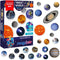 magdum Solar System Fridge Magnets for Kids - - 22 Realistic Space Magnets