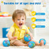 50 Pcs Globe Stress Balls - 3 Inch Mini World Stress Balls for Educational Classroom Party Favors