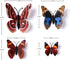 24pcs 3D Vivid Special Man-Made Butterfly Art Wall Stickers, Nursery, Bathroom, Office Décor
