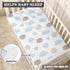 Streeyiu 52x28x8 Clouds Baby Crib Sheets for Boys Girls Cute Fitted Crib Sheet for Standard Crib and Toddler Mattress
