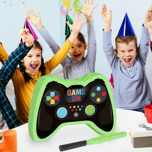 Video Game Controller Pinata - Party Supplies Set for Kids Birthday Decorations