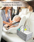 15 Inch 2 Pack Set 8 2 Feagar Baby Diaper Caddy Organizer, Large with Pockets & Dividers, Portable Nursery Storage