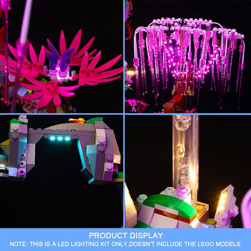 VONADO LED Light Kit Compatible with Lego Avatar Toruk Makto & Tree of Souls 75574 (No Model)
