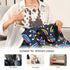 PaChyLuu Portable Baby Changing Pad - Retro Cow Print Waterproof Diaper Changing Mats for Baby Boys Girls, Lightweight