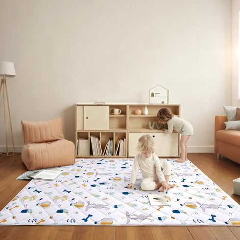 47" 47", Premium Foam Baby Play Mat X Thicken One-Piece Crawling Mat, Non-Slip Cushioned Baby Playmats for Infants