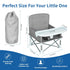 MFSLOVE Portable Baby Booster Seat with Removable Tray, Gray, Foldable Travel High Chair for Toddlers, BPA Free (Grey)