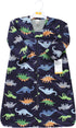 Hudson Baby Unisex Baby Long Sleeve Plush Faux Fur Sleeping Bag, Wearable Blanket, Dinosaurs, 0-6 Months
