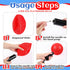 Hiboom 10 Pcs Kickball Set, 10 Inch Dodgeball Playground Balls with Bases, Needles, and Pump for Backyard Games