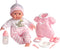 15" Realistic Soft Body Baby Doll with Open/Close Eyes | JC Toys