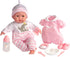 15" Realistic Soft Body Baby Doll with Open/Close Eyes | JC Toys