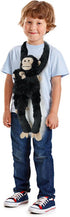 Hideekoog 2pcs Chimpanzee Hanging Stuffed Animal Mother with Baby Hangs Plush Toys, Hooks and Stuffed Animals