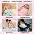 GINUMWA 12 Set, 32x32 Inch 3 9 PCS Hooded Baby Towel Absorbent Baby Bath Towels, PCS Soft Hooded Towels & PCS