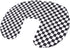 ZJchao Black Print Baby Nursing Pillow Cover U Shaped Washable Breatfeeding Slipcover for Moms (Black and White