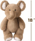 18" 0 iPlay, iLearn Elephant Stuffed Animal, Soft Baby Plush Elephant Toy, Infant Big Cute Fluffy Animal Toy, Nursery