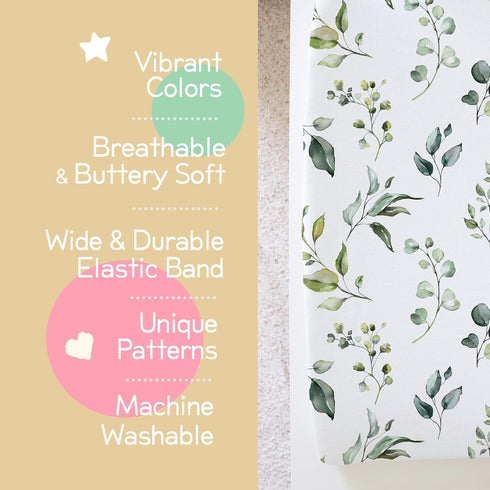 Honey Lemonade - Baby Infant Changing Pad Cover Pad Liner Ultra Soft Breathable Changing Table Cover Boy Girl Neutral