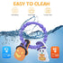 CulinaCraft 3-12 Halloween Baby Teething Toys, Pumpkin & Ghost Silicone Teether for Months, Textured Sensory Chewing