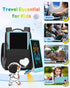 10 Inch 3-8 FLUESTON LCD Writing Tablet, Doodle Board Toys Gifts for Year Old Girls Boys, Colorful Electronic Drawing
