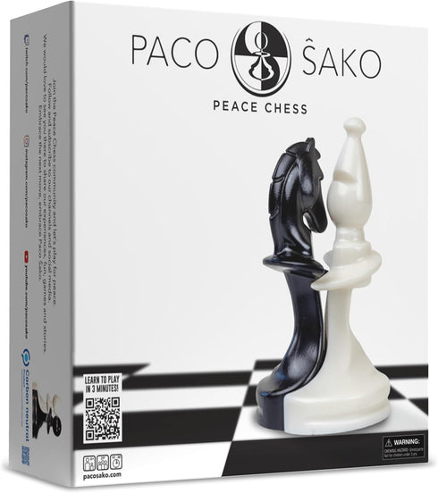 Paco Sako Peace Chess Game, Super Fun for Chess Lovers, Make Peace