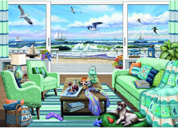 Ravensburger Beachfront Getaway Jigsaw Puzzle - 1000 Unique Pieces, Ideal for Adults and Kids