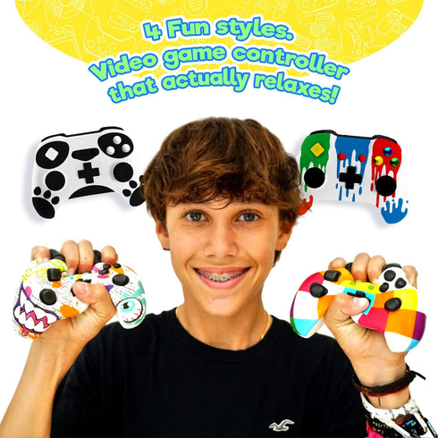 JA-RU Video Game Controller Squishy Fidget Toy (1 Controller) - Soft Slow Rising Foam Jumbo Squishies for Kids