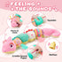 AWOTOY 0-6-12 Tummy Baby Toys Sensory Musical Stuffed Animal Activity Soft Infant Toys Month with Multi-Sensory
