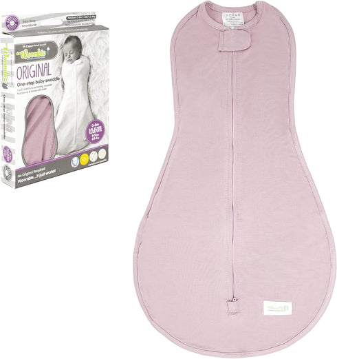Woombie 5-13lbs Eucalyptus Leaf Tencel Sweaddling Blanket - Ultra Soft, Soothing Eucalyptus Fiber Baby Swaddle