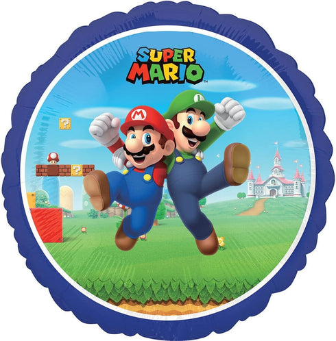 Anagram Mario Bros Party Supplies Video Gamer Birthday Balloon Decorations, BQ_4145