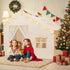3-8, Kids Play Tent with Mat - Kids Tent Indoor with Star Lights and Flags, Toddler Tent for Kids Ages Toddler