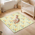 JUNLLY 47"x47" Baby Playpen Mat - Thicken Foam Cushioned Playmat for Babies Toddlers Infants - Foldable Baby Play Mat