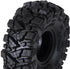 1.0 Mud Tires 64 * 25mm Soft Sticky Mud Tires for TRX4M 1/18 1/24 RC Crawler Axial SCX24 FMS FCX24, Come with Double Layer Sponge by DJCRAWLER