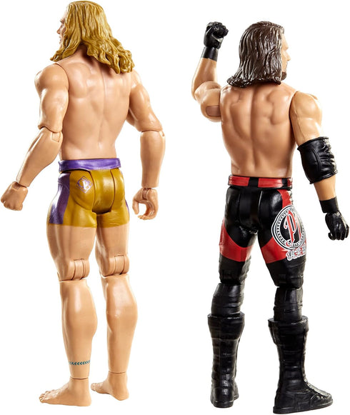 WWE AJ Styles vs Riddle Championship Showdown 2-Pack, 6-Inch Action Figures for Ages 6 and Up