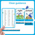 WJPC 55 Cards, 106PCS High Frequency First-Grade Sight Words Flash Cards for Kids Learning to Read and Write
