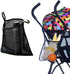 UtySty 3 Pack Stroller Sling Mesh Bag Back Hanging Extra Storage Organizer Handle Bar Attachment Net Pouch for Kids