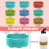 Fadace Personalized Baby Bottle Labels for Daycare Custom Silicone Water Bottle Bands Engraved Customized Reusable Name
