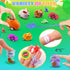 100 KissFuture PCS Prefilled Easter Eggs with Toys, Easter Eggs Filled for Egg Hunt, Easter Basket Stuffers for Kids