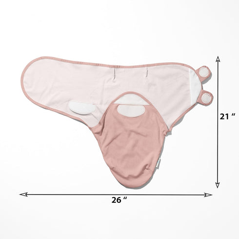 100% 0-3 Pack 3 2) Ouch Baby Organic Cotton Swaddle Wrap, Improves Sleep & Calms Startle Response, Easy Adjustable