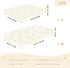 miaozhen 1 Pack 52x28 Cotton Crib Sheets for Baby Boys Girls Soft Animal Rustic Farm Flower Pink Stripe Muslin Crib